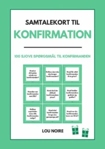 Samtalekort til konfirmation - grøn