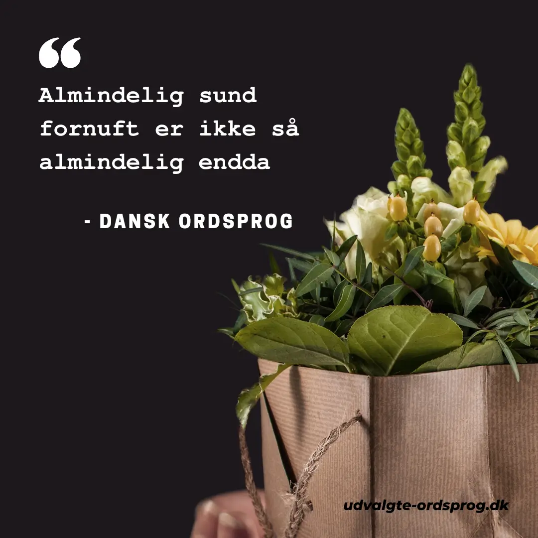 Danske ordsprog kendetegnes ved at de har deres ophav i Danmark